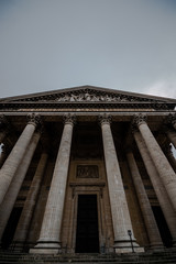 Naklejka premium Nice views of Paris in perspective at sunset