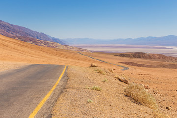 Fototapeta na wymiar Artist Drive in the Death Valley, California, USA.