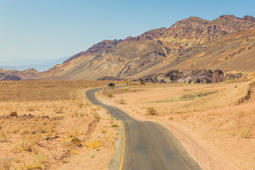 Fototapeta na wymiar Artist Drive in the Death Valley, California, USA.