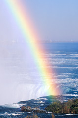 Rainbow Over Niagara Falls, New York