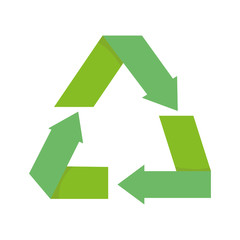 Fototapeta premium recycle ecology environment renewable icon