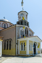 Church of the Assumption at old town of city of Kavala, Greece