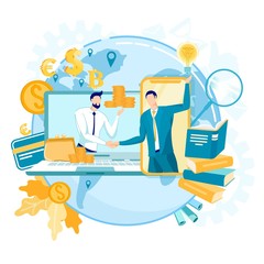 Contract for Purchase Ideas on Internet Banner.