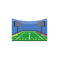 American football stadium vector design