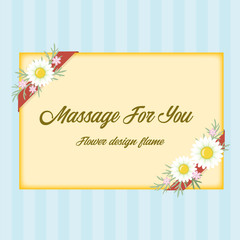 マーガレットのメッセージカード