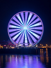 Seattle Great Wheel Night