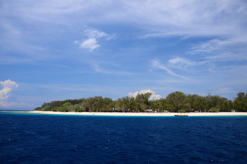 Fototapeta na wymiar Gili Meno Island, Lombok, Indonesia