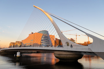 Fototapeta premium Most Samuela Becketta, Dublin