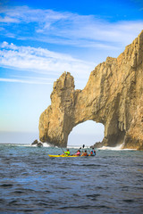 Arco de Los Cabos en Baja California Sur, México.  - obrazy, fototapety, plakaty