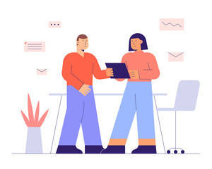 Communicate by mobile application