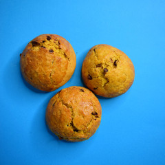  Salt loaves filled with chocolate chips