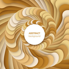 Abstract background with spiral geometric pattern. Design concept for poster, banner or flyer