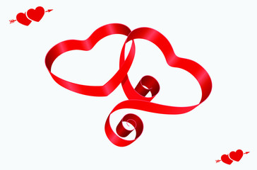 Valentines day background with heart pattern and typography of happy valentines day text . Vector illustration. Wallpaper, flyers, invitation, posters, brochure, banners.