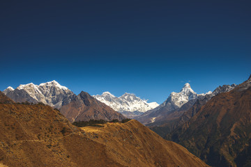 The route to Everest