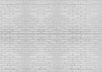 Fototapeta na wymiar white brick wall for abstract background