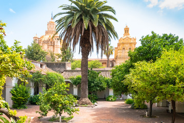 Argentina Cordoba, garden of the Juan de Tejeda religious art museum
