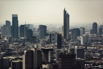 Bangkok city downtown skyline of Thailand , Cityscape