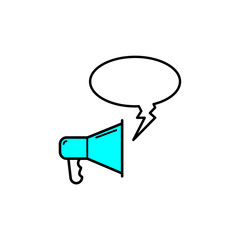 Megaphone icon design