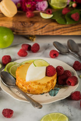 cake with fruits and berries