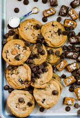 Salted Caramel Chocolate Chip Cookies