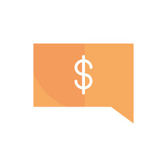 Obraz premium speech bubble money business commerce shopping