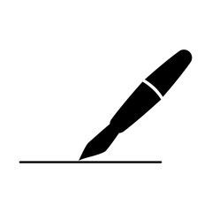 Pen icon. Design template vector