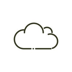 cloud weather atmosphere nature line design