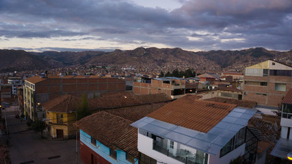 Panoramic of the City of Cusco Peru