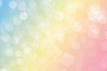pastel blurred abstract bokeh bright bacground for backdrop