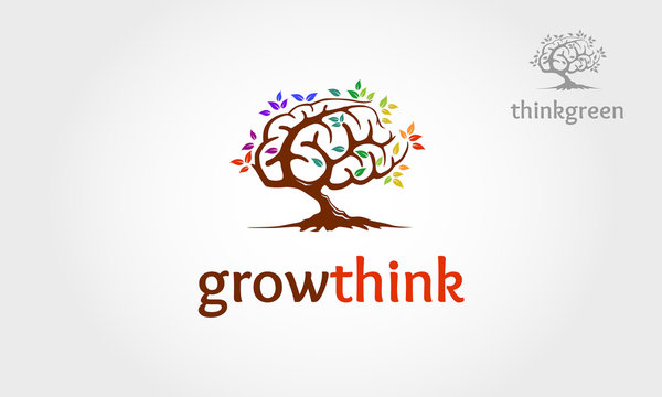 Growthink Vector Logo Template. Excellent logo,simple, modern, multicolor and unique.