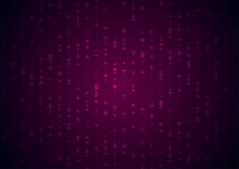 Dark purple abstract shiny sparkling background. Vector modern design