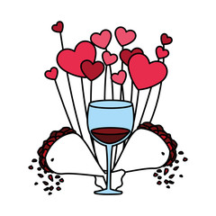 set of icons valentines day