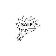 Megaphone promotion icon