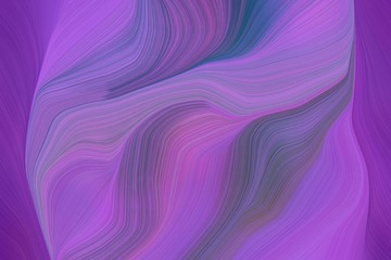 Obraz premium abstract artistic lines and waves background with moderate violet, dark slate blue and dim gray colors. art for sale. good wallpaper or canvas design