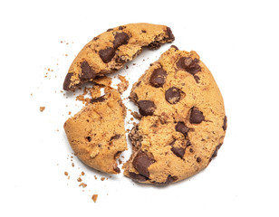 Chocolate Chip Cookie isolated