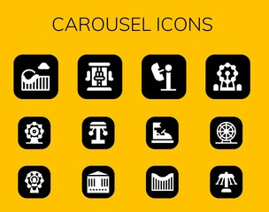 carousel icon set