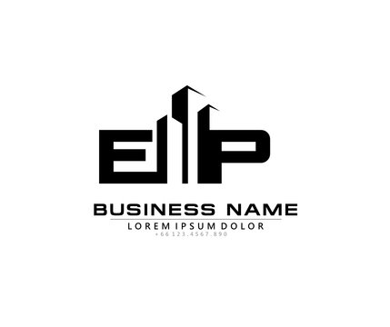 E P EP Initial building logo concept