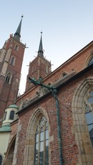 Fototapeta na wymiar church in Wroclav poland