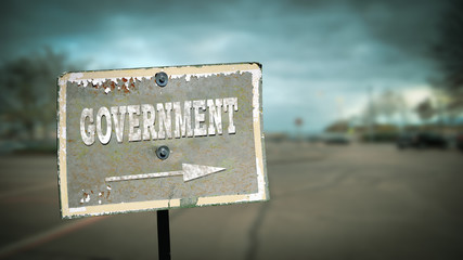 Street Sign to Government