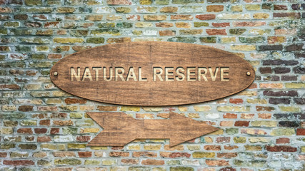 Street Sign to NATURAL RESERVE