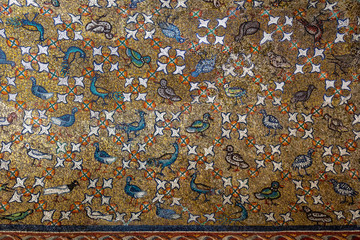 Mosaics of the Chapel of Sant Andrea or Archiepiscopal Chapel  in Ravenna, Italy. The only...