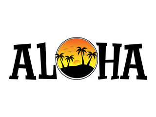 Aloha Vector Svg File