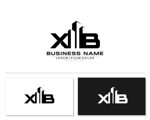 X B XB Initial building logo concept