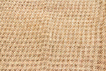 Fototapeta na wymiar brown fabric texture of burlap