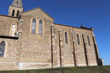 Eglise catholique du village de Rochetoirin - Département de l'Isère - Région Rhône Alpes - France - Vue extérieure