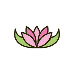 exotic flower tropical nature drawing