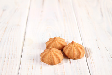 Little beautiful cookies on the table
