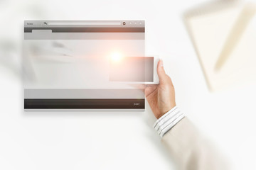 Application for easier work . Mixed media