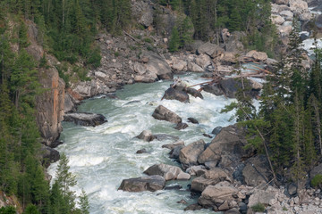 Argut river is one of the most beautiful and most dangeros for rafting and kayaking in Russia. Altai mountains, Altai Republic, Siberia, Russian Federation.