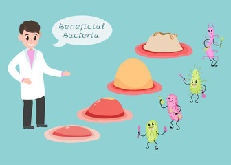 Different stages of acne.